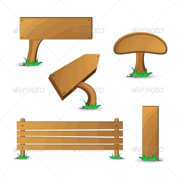 GraphicRiver Wood Tablets 6556022 GraphicRiver Wood Tablets 6556022