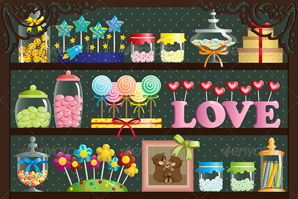 GraphicRiver Candy Shop 6556629 GraphicRiver Candy Shop 6556629