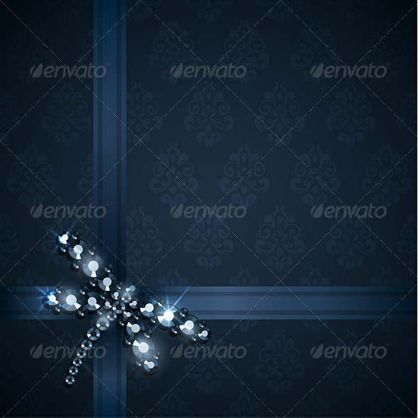 GraphicRiver Ribbons and Diamond Dragonfly Decoration 6559297 GraphicRiver Ribbons and Diamond Dragonfly Decoration 6559297