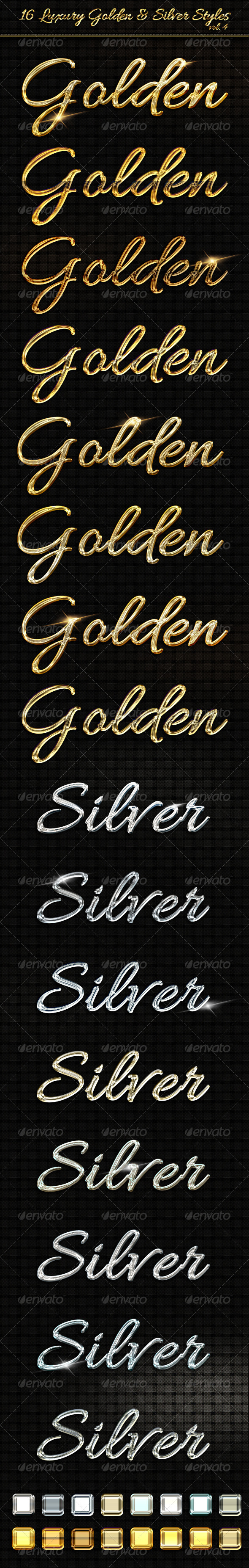 GraphicRiver 16 Luxury Golden & Silver Text Styles vol4 6559837 GraphicRiver 16 Luxury Golden & Silver Text Styles vol4 6559837