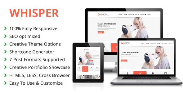 ThemeForest Whisper Responsive Multi-Purpose WordPress Theme 6546851 ThemeForest Whisper Responsive Multi-Purpose WordPress Theme 6546851