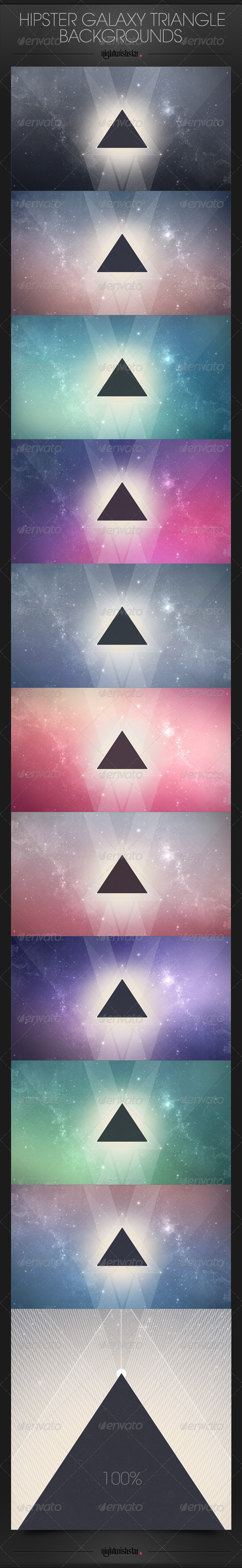GraphicRiver Hipster Galaxy Triangle Backgrounds 6563845 GraphicRiver Hipster Galaxy Triangle Backgrounds 6563845