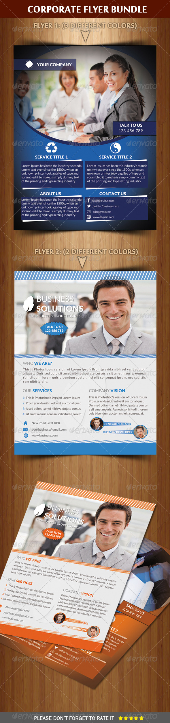 GraphicRiver Corporate Flyer Bundle 6568503 GraphicRiver Corporate Flyer Bundle 6568503