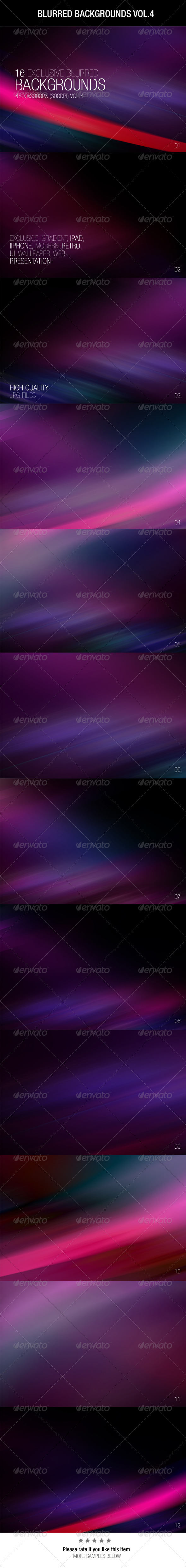 GraphicRiver Blurred Backgrounds Vol.4 6568666 GraphicRiver Blurred Backgrounds Vol.4 6568666