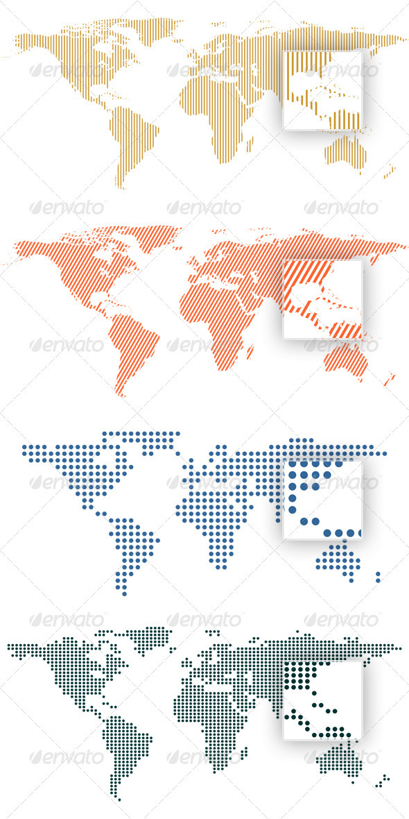 GraphicRiver World Map by Dots and Lines 658223 GraphicRiver World Map by Dots and Lines 658223
