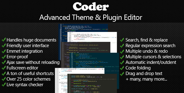 Coder - Advanced Theme & Plugin Editor - CodeCanyon Item for Sale