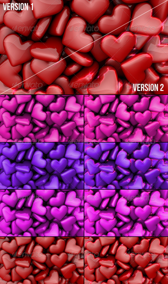 GraphicRiver Hearts Backgrounds 6577126 GraphicRiver Hearts Backgrounds 6577126