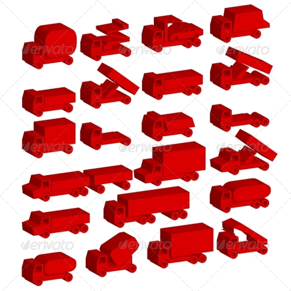 GraphicRiver Set of Vector Icons Transportation Symbols 6583397 GraphicRiver Set of Vector Icons Transportation Symbols 6583397