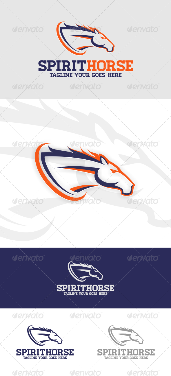 GraphicRiver Spirit Horse Logo Template 6583926 GraphicRiver Spirit Horse Logo Template 6583926