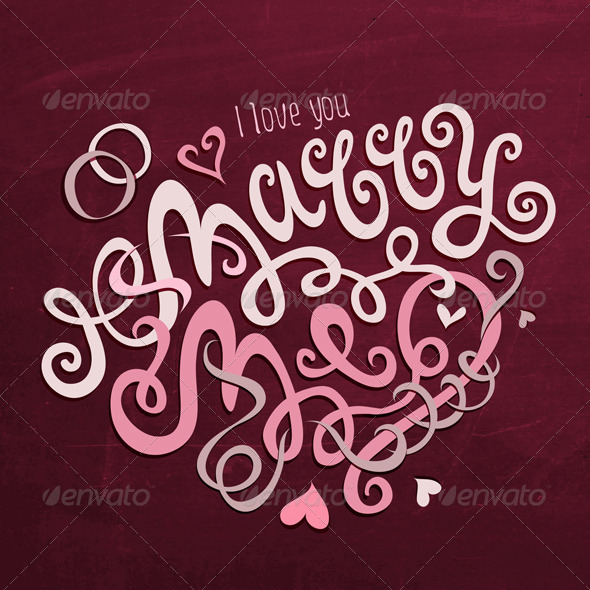 GraphicRiver Marry Me Hand Lettering 6586917 GraphicRiver Marry Me Hand Lettering 6586917
