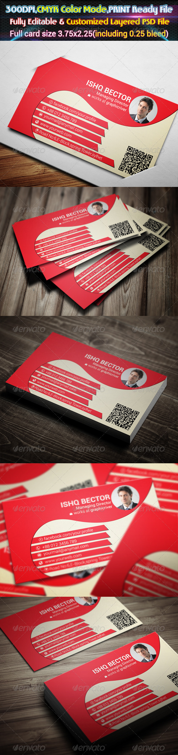 GraphicRiver Creative Business Card 6587528 GraphicRiver Creative Business Card 6587528