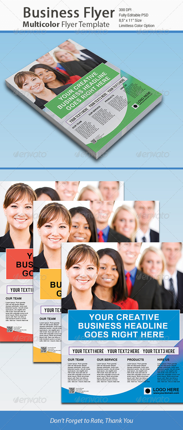 GraphicRiver Colorful Business Corporate Flyer 6587971 GraphicRiver Colorful Business Corporate Flyer 6587971