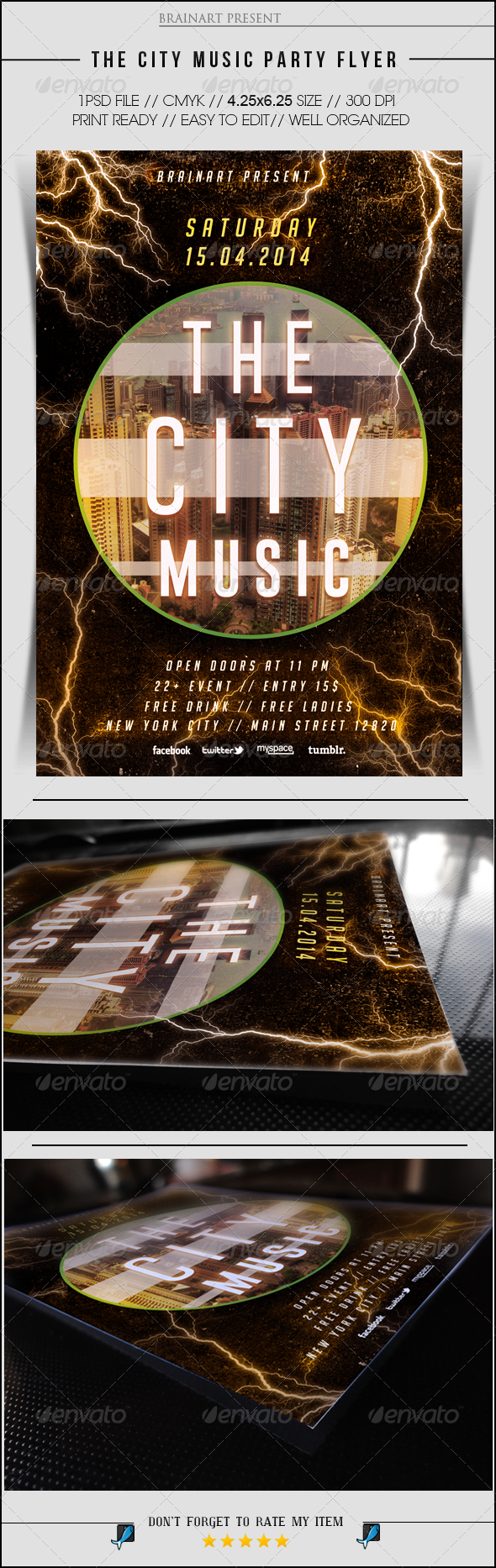 GraphicRiver The City Music Party Flyer 6588002 GraphicRiver The City Music Party Flyer 6588002