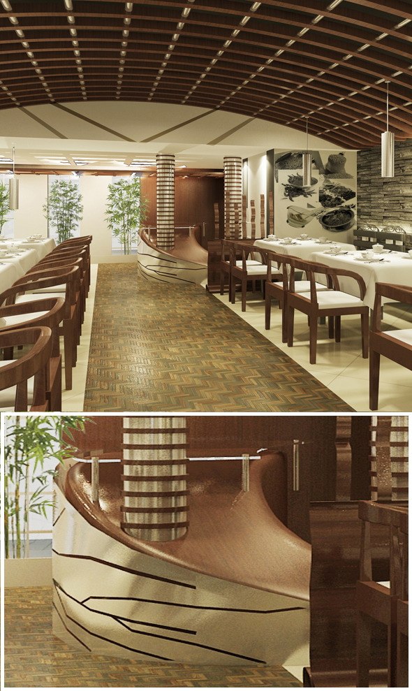 3DOcean Restaurant 3D interior design 691358 3DOcean Restaurant 3D interior design 691358