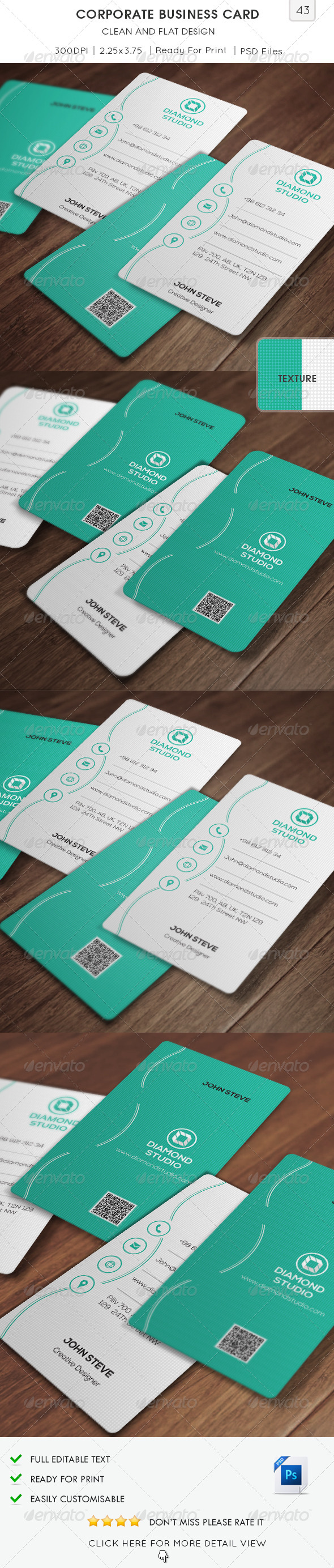GraphicRiver Corporate Business Card v43 6583026 GraphicRiver Corporate Business Card v43 6583026