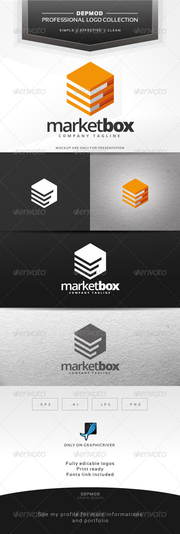 GraphicRiver Market Box Logo 6592548 GraphicRiver Market Box Logo 6592548