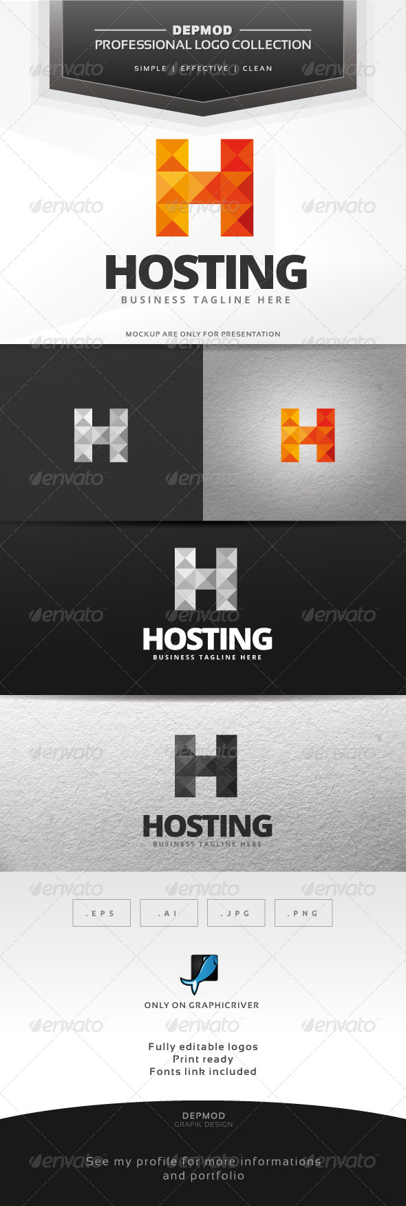 GraphicRiver Hosting Logo 6593998 GraphicRiver Hosting Logo 6593998
