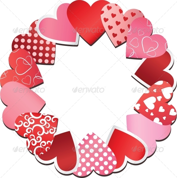 GraphicRiver Hearts Frame 6594603 GraphicRiver Hearts Frame 6594603