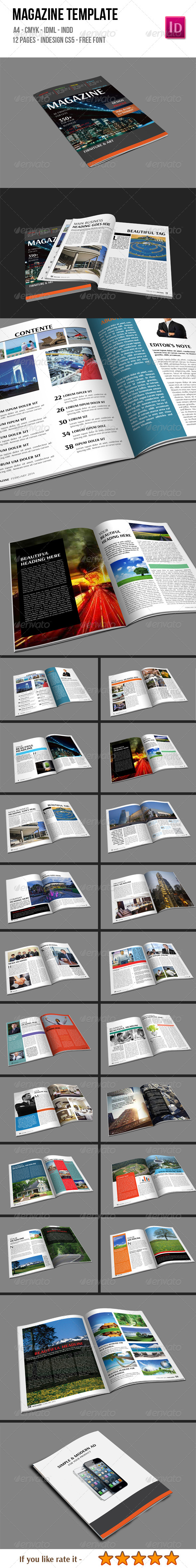 GraphicRiver Magazine Template 6596488 GraphicRiver Magazine Template 6596488