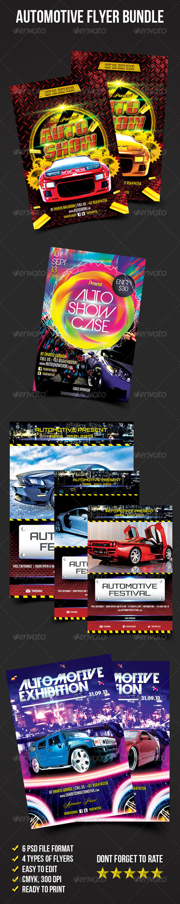 GraphicRiver Flyer Bundle 02 Automotive Flyer 6582161 GraphicRiver Flyer Bundle 02 Automotive Flyer 6582161