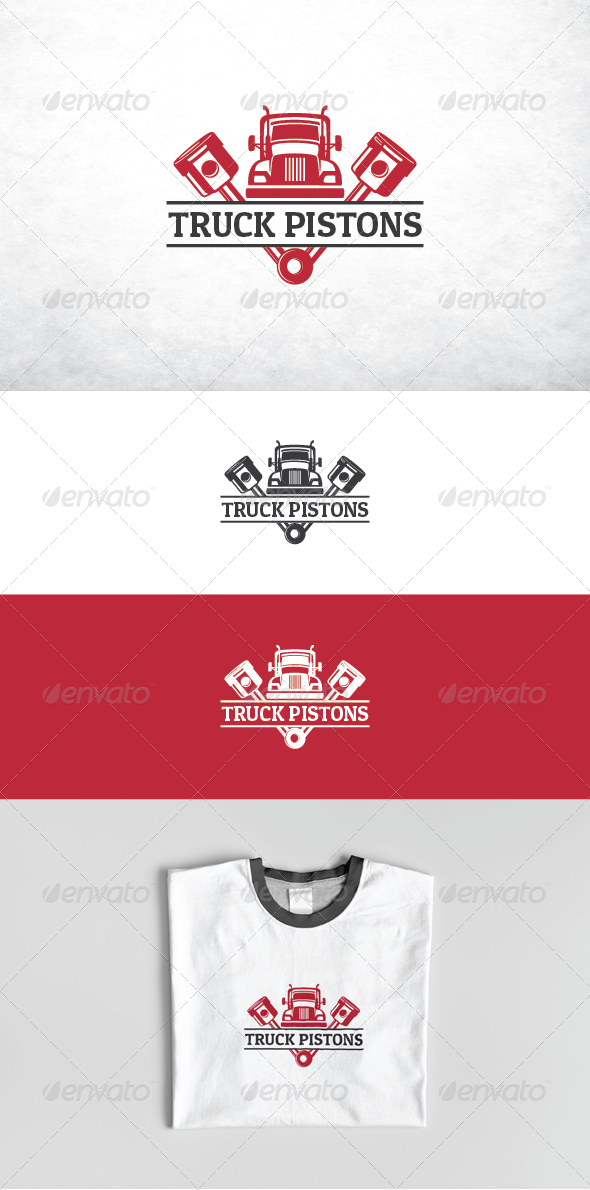 GraphicRiver Transport Truck Pistons 6592292 GraphicRiver Transport Truck Pistons 6592292