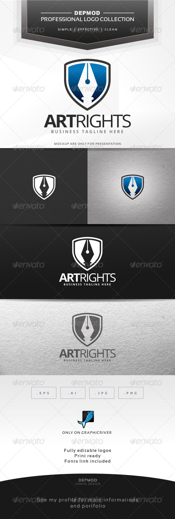 GraphicRiver Art Rights Logo 6601028 GraphicRiver Art Rights Logo 6601028