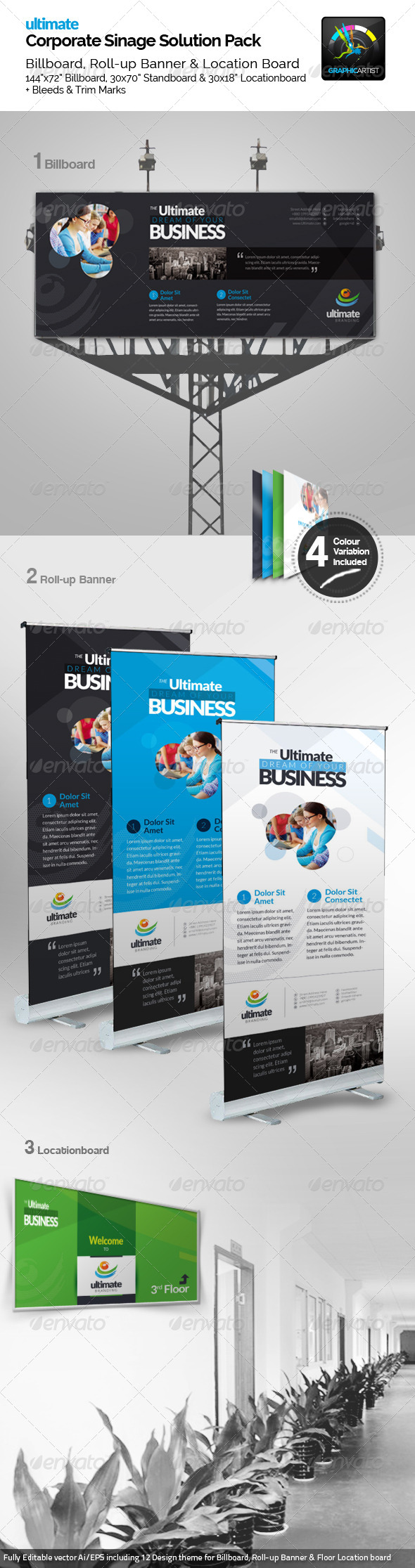 GraphicRiver Ultimate Corporate Signage Pack 6584047 GraphicRiver Ultimate Corporate Signage Pack 6584047