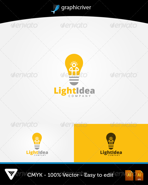 GraphicRiver LightIdea Logo 6602308 GraphicRiver LightIdea Logo 6602308