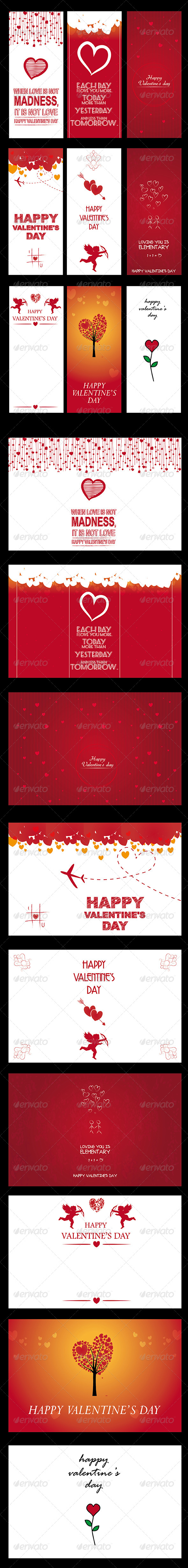 GraphicRiver Valentine s Background and Banner 6602356 GraphicRiver Valentine s Background and Banner 6602356