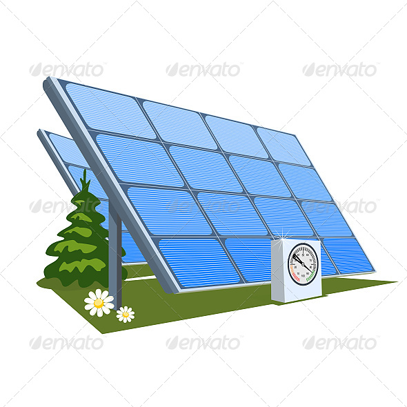 GraphicRiver Solar Panel 6603798 GraphicRiver Solar Panel 6603798