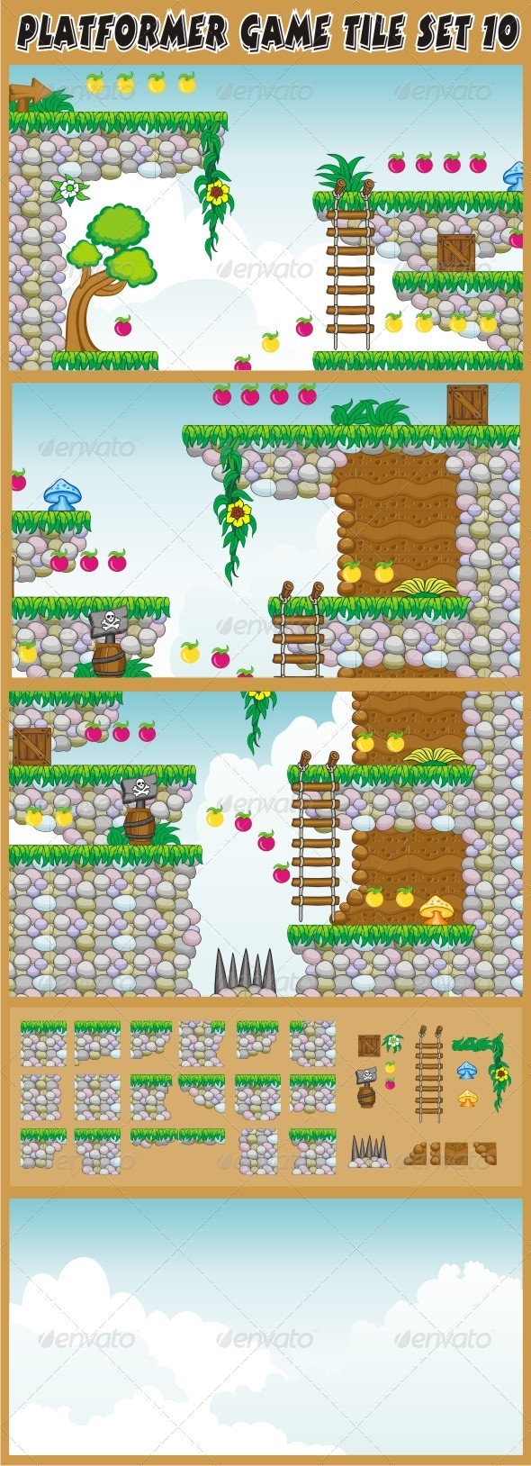 GraphicRiver Platformer Game Tile Set 10 6603898 GraphicRiver Platformer Game Tile Set 10 6603898