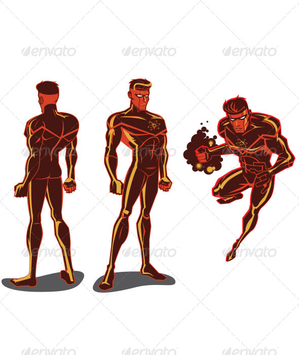 GraphicRiver Atom Man 6549387 GraphicRiver Atom Man 6549387