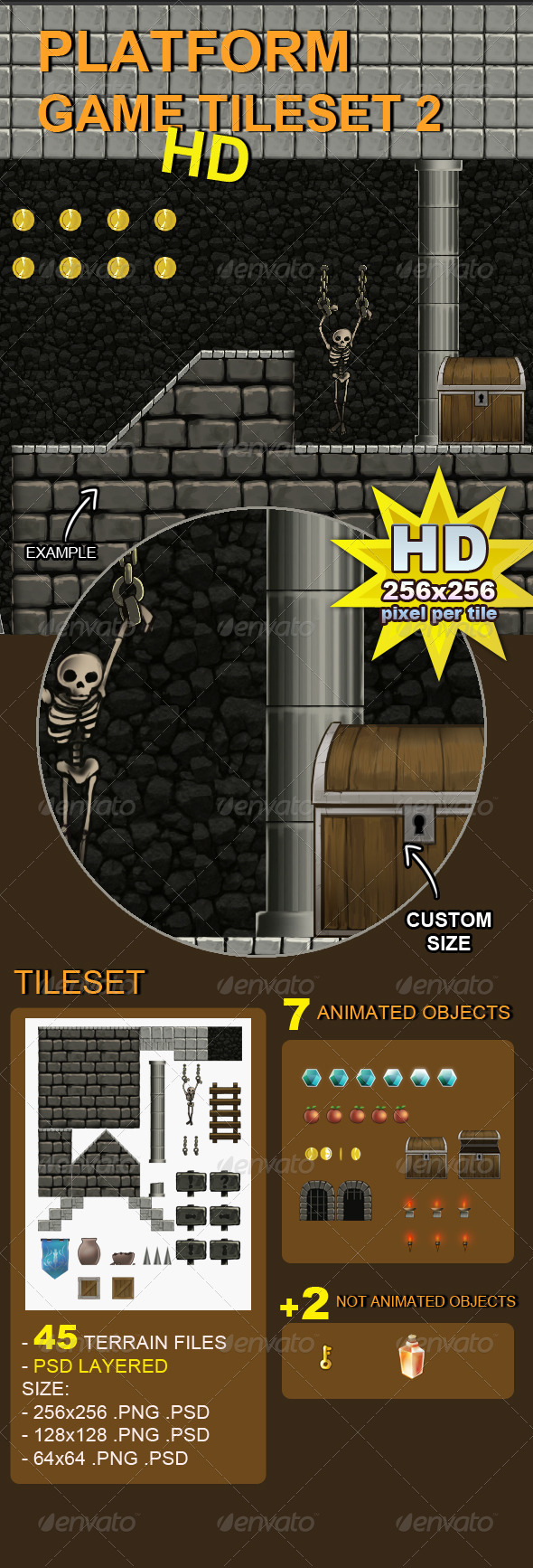 GraphicRiver Platform Game Tileset 2 HD 6604087 GraphicRiver Platform Game Tileset 2 HD 6604087