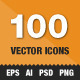 100 Vector Icons