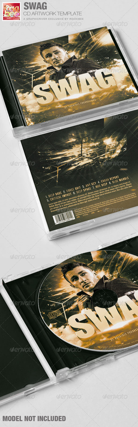 GraphicRiver Swag CD Artwork Template 6605078 GraphicRiver Swag CD Artwork Template 6605078