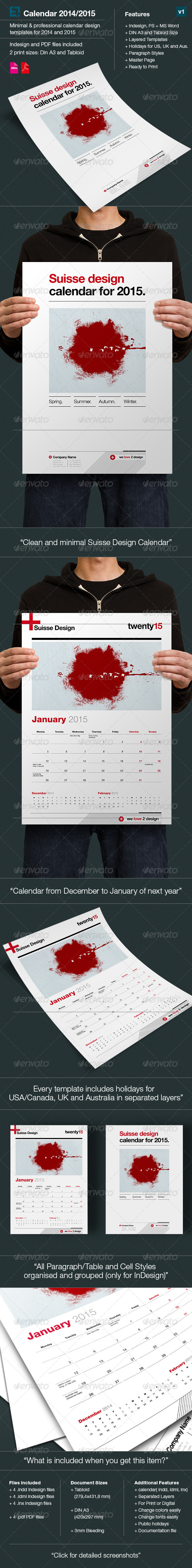 GraphicRiver Calendars 2014 2015 Swiss Design 6606269 GraphicRiver Calendars 2014 2015 Swiss Design 6606269