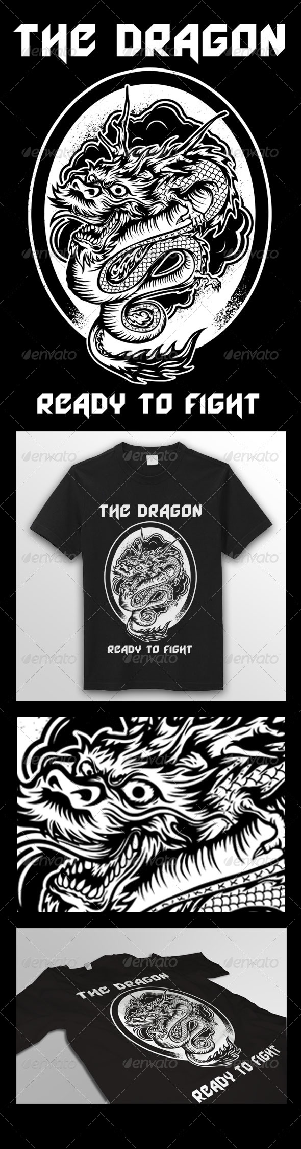 GraphicRiver Dragon T-Shirt 6607688 GraphicRiver Dragon T-Shirt 6607688