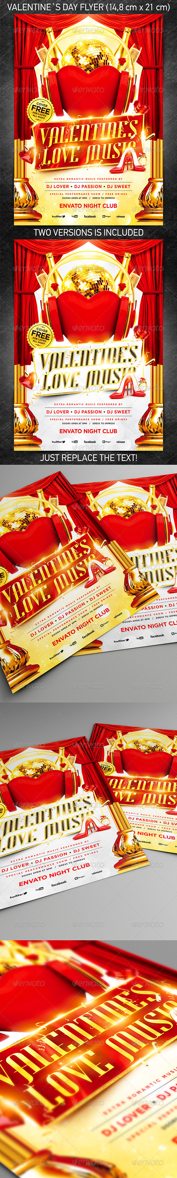 GraphicRiver Valentine`s Love Music Flyer vol.3 6608061 GraphicRiver Valentine`s Love Music Flyer vol.3 6608061