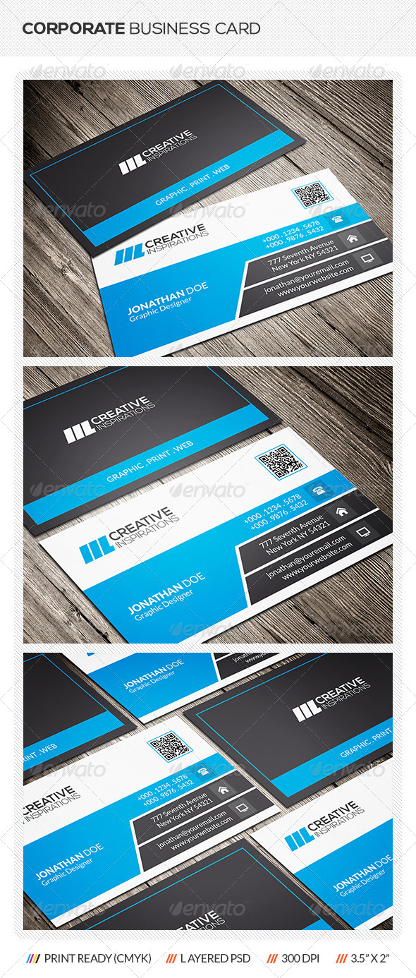 GraphicRiver Corporate Business Card 6608201 GraphicRiver Corporate Business Card 6608201