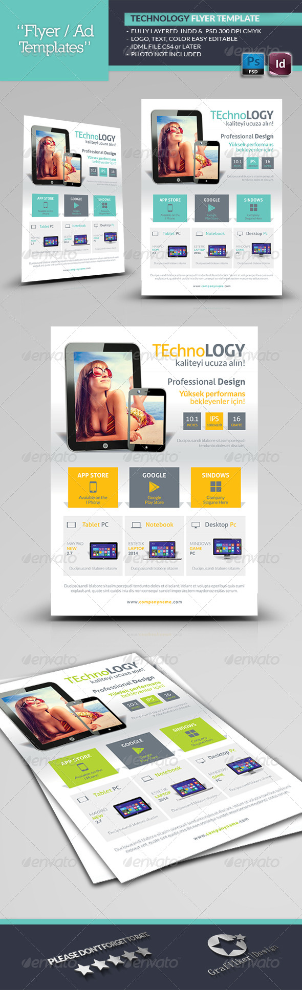 GraphicRiver Tecnology Flyer Template 6605462 GraphicRiver Tecnology Flyer Template 6605462