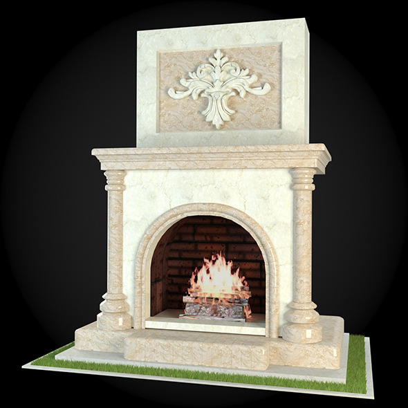 3DOcean Garden Fireplace 011 6609261 3DOcean Garden Fireplace 011 6609261