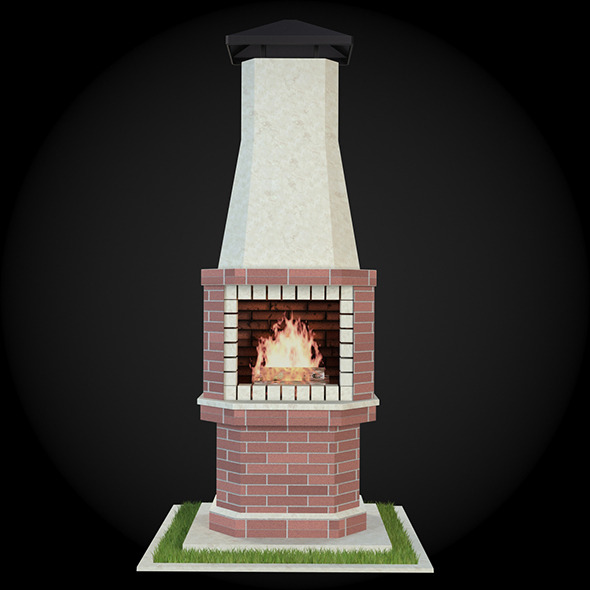 3DOcean Garden Fireplace 014 6609426 3DOcean Garden Fireplace 014 6609426
