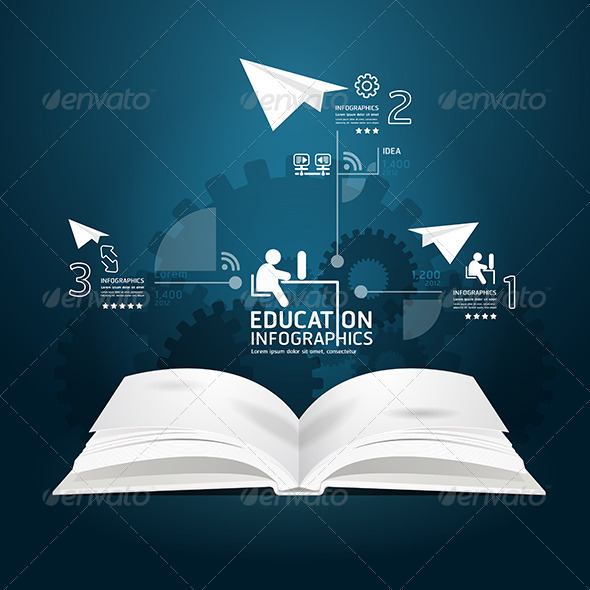 GraphicRiver Book Diagram Creative Paper Cut Style 6609547 GraphicRiver Book Diagram Creative Paper Cut Style 6609547