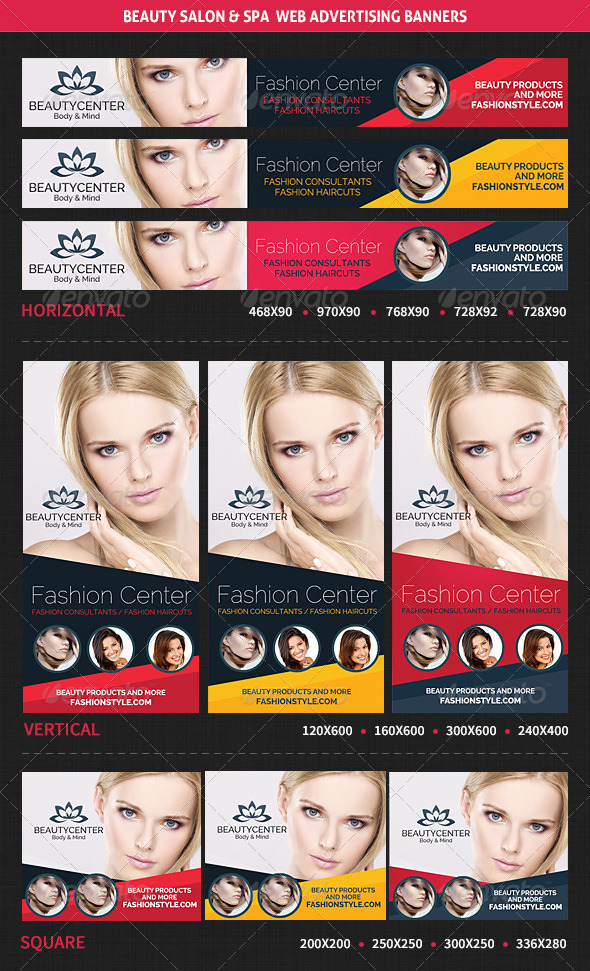 GraphicRiver Beauty Center & Spa Web Advertising Banners 6613058 GraphicRiver Beauty Center & Spa Web Advertising Banners 6613058