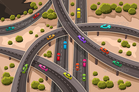 Highway Objects Vectors