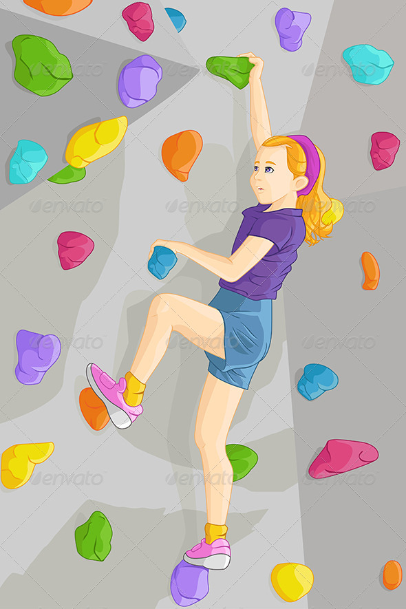 GraphicRiver Indoor Rock Climber 6613527 GraphicRiver Indoor Rock Climber 6613527