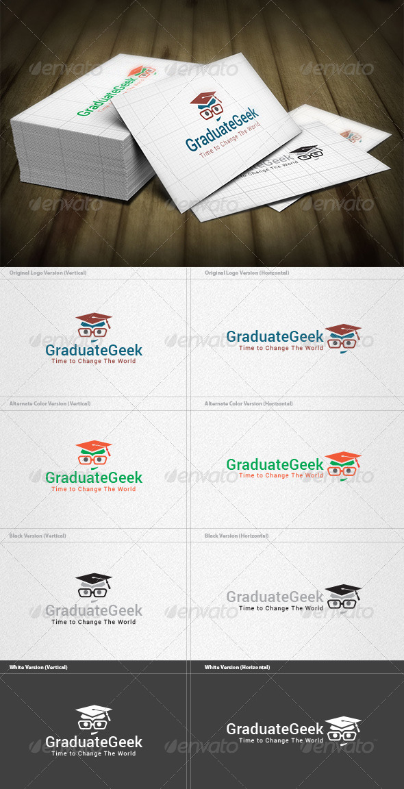 Graduate Geek Logo (Humans)