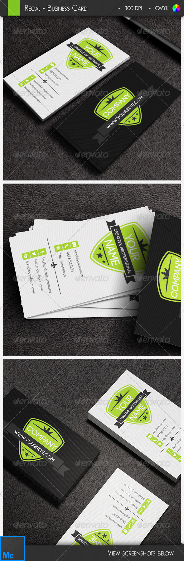 GraphicRiver Regal Business Card 6618305 GraphicRiver Regal Business Card 6618305