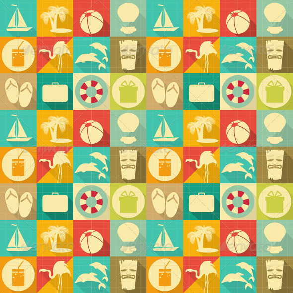 GraphicRiver Travel Seamless Background 6618373 GraphicRiver Travel Seamless Background 6618373