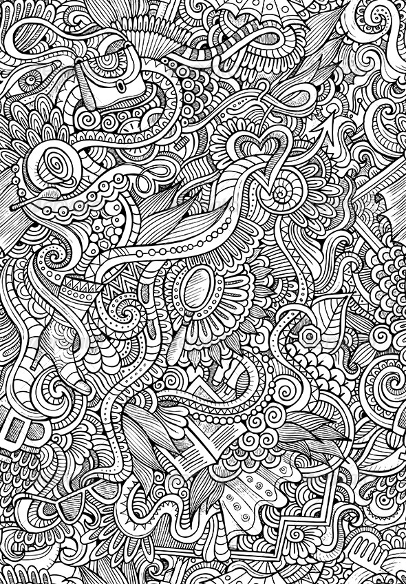 GraphicRiver Doodles Seamless Fashion Pattern 6614822 GraphicRiver Doodles Seamless Fashion Pattern 6614822